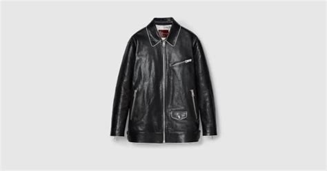 gucci lederjacke damen|Designer Lederbekleidung für Damen .